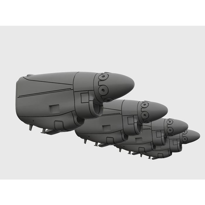 BRL72170 C-130J ハーキュリーズ エンジンセット|飛行機用パーツ|飛行機