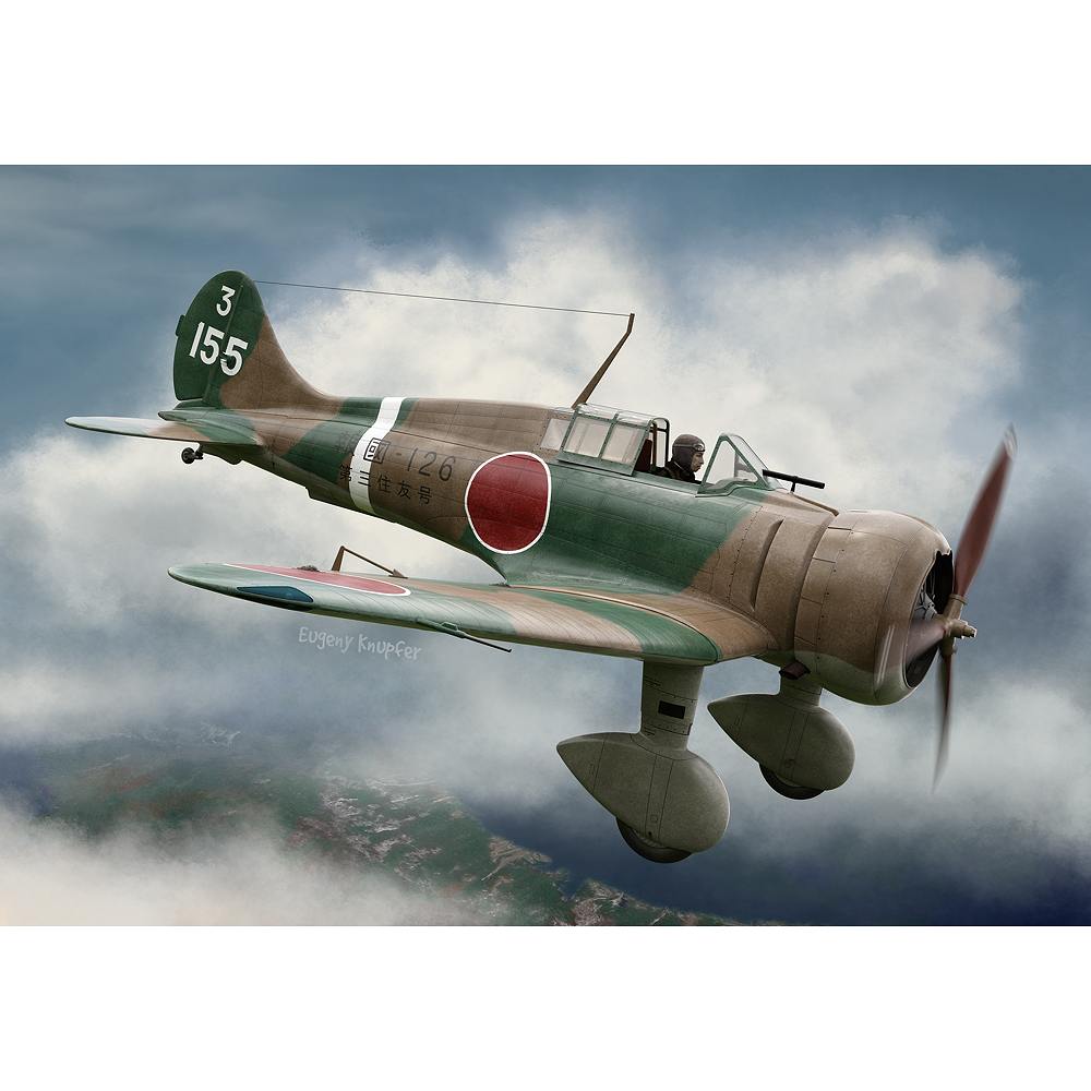 CP72008 九六式二号二型艦上戦闘機「初期型」|第二次大戦の飛行機モデル|飛行機