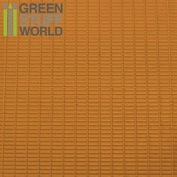 GSWD1111 ABS Plasticard - SMALL RECTANGLES Textured Sheet - A4|素材|ツール＆マテリアル