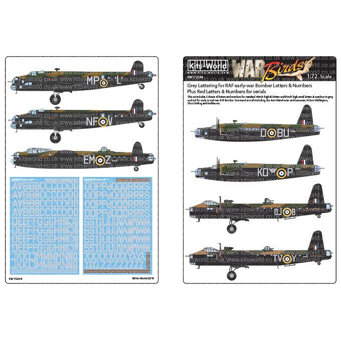 KW72204 WWII初期 イギリス空軍 爆撃機用グレーレター | キッツ