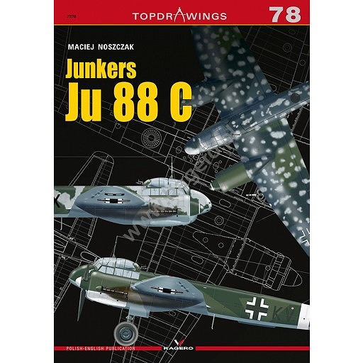 TOPDRAWINGS 7078 ユンカース Ju88C | カゲロウ KAGERO | 書籍＆DVD