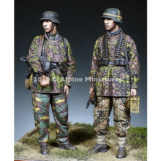 35268 WWII 独 SS第12HJ師団所属 MG射撃チームセット(2体セット)|第二次大戦のフィギュア|フィギュア