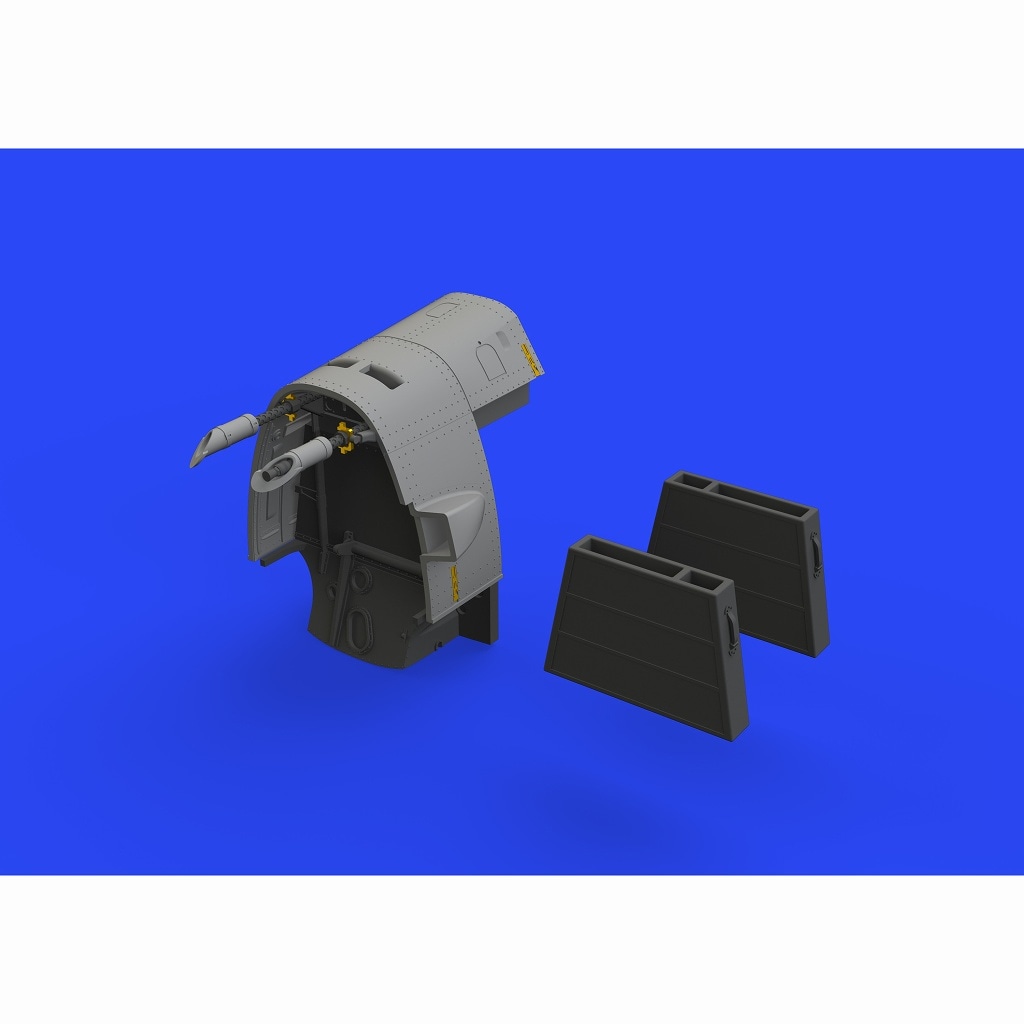 ブラッシン648473 メッサーシュミット Bf109E 胴体内機銃 (エデュアルド用)|飛行機用パーツ|飛行機