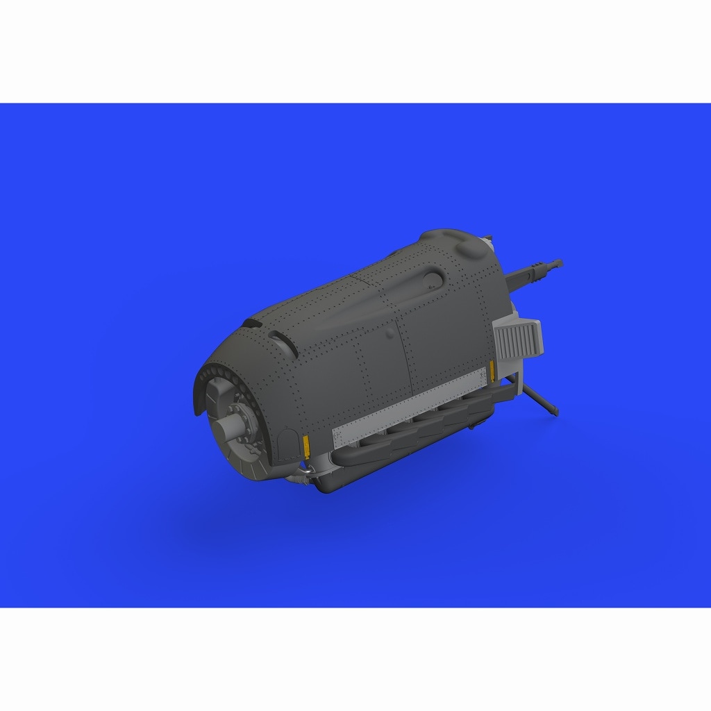 ブラッシン648474 メッサーシュミット Bf109E エンジン (エデュアルド用)|飛行機用パーツ|飛行機