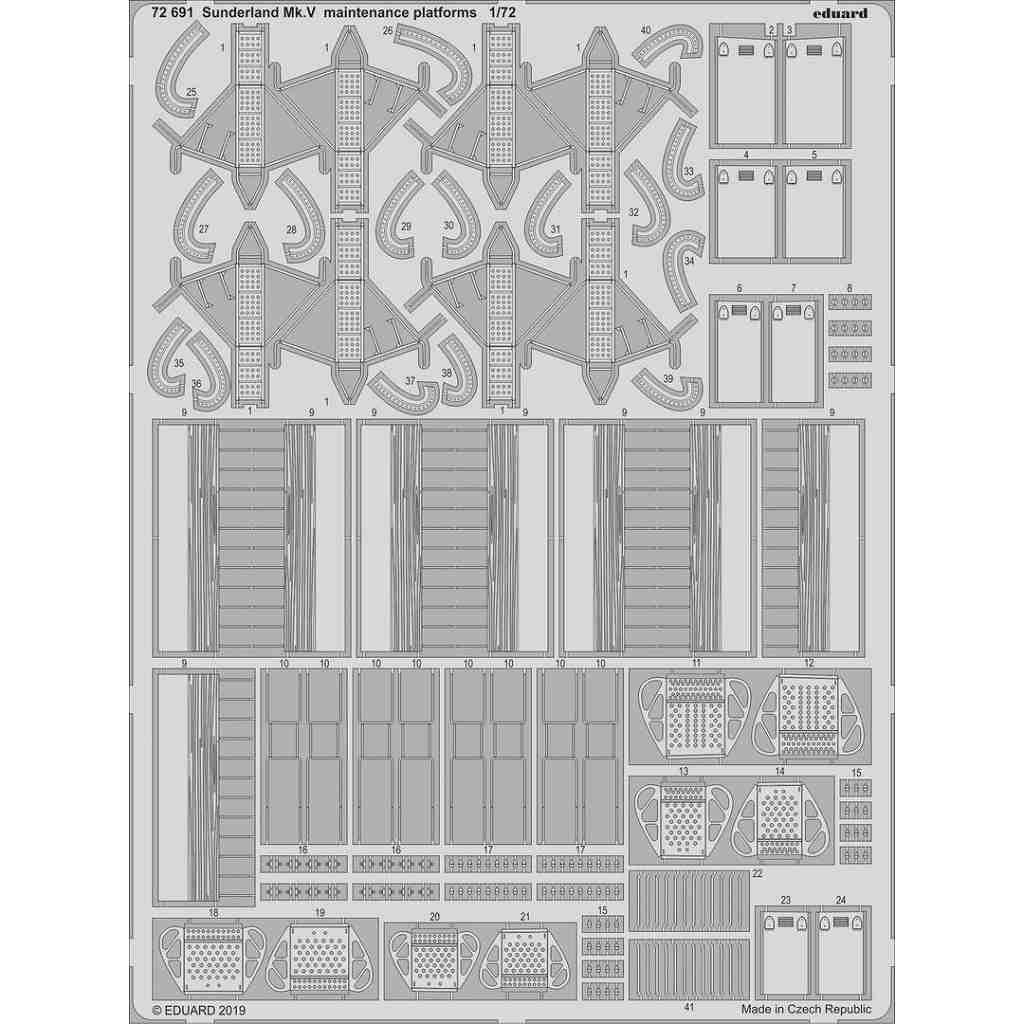 72691 ショート サンダーランド メンテナンスプラットフォーム (スペシャルホビー用)|飛行機用パーツ|飛行機