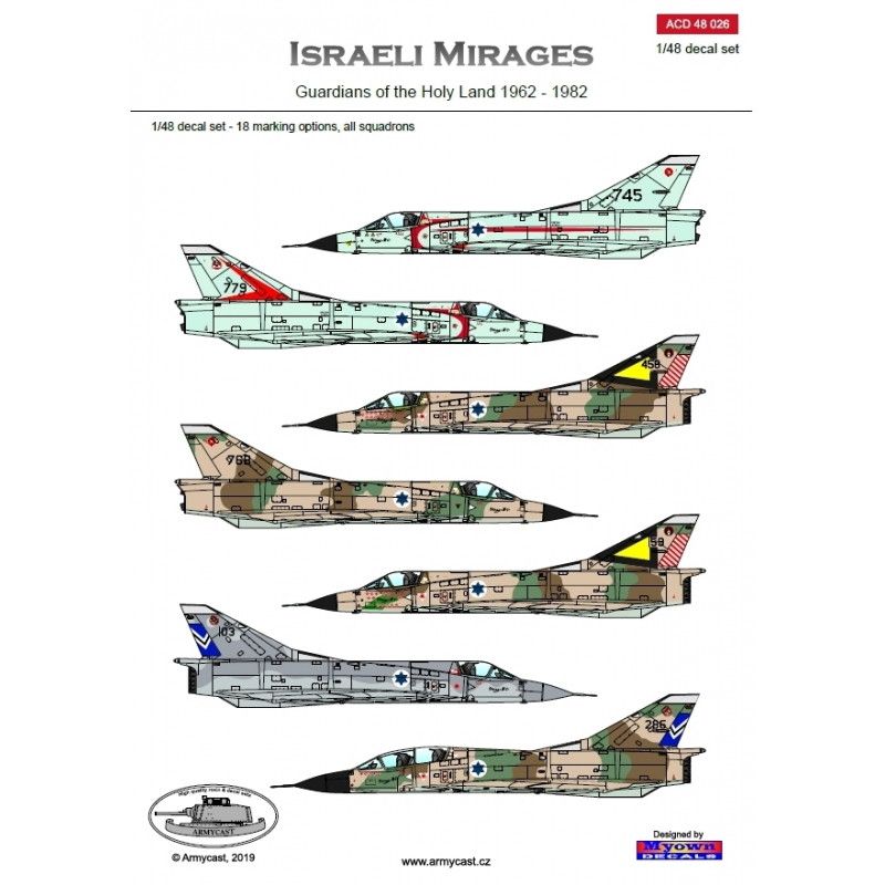 ACD48026 イスラエル空軍 ダッソー ミラージュIII CJ/BJ | アーミー