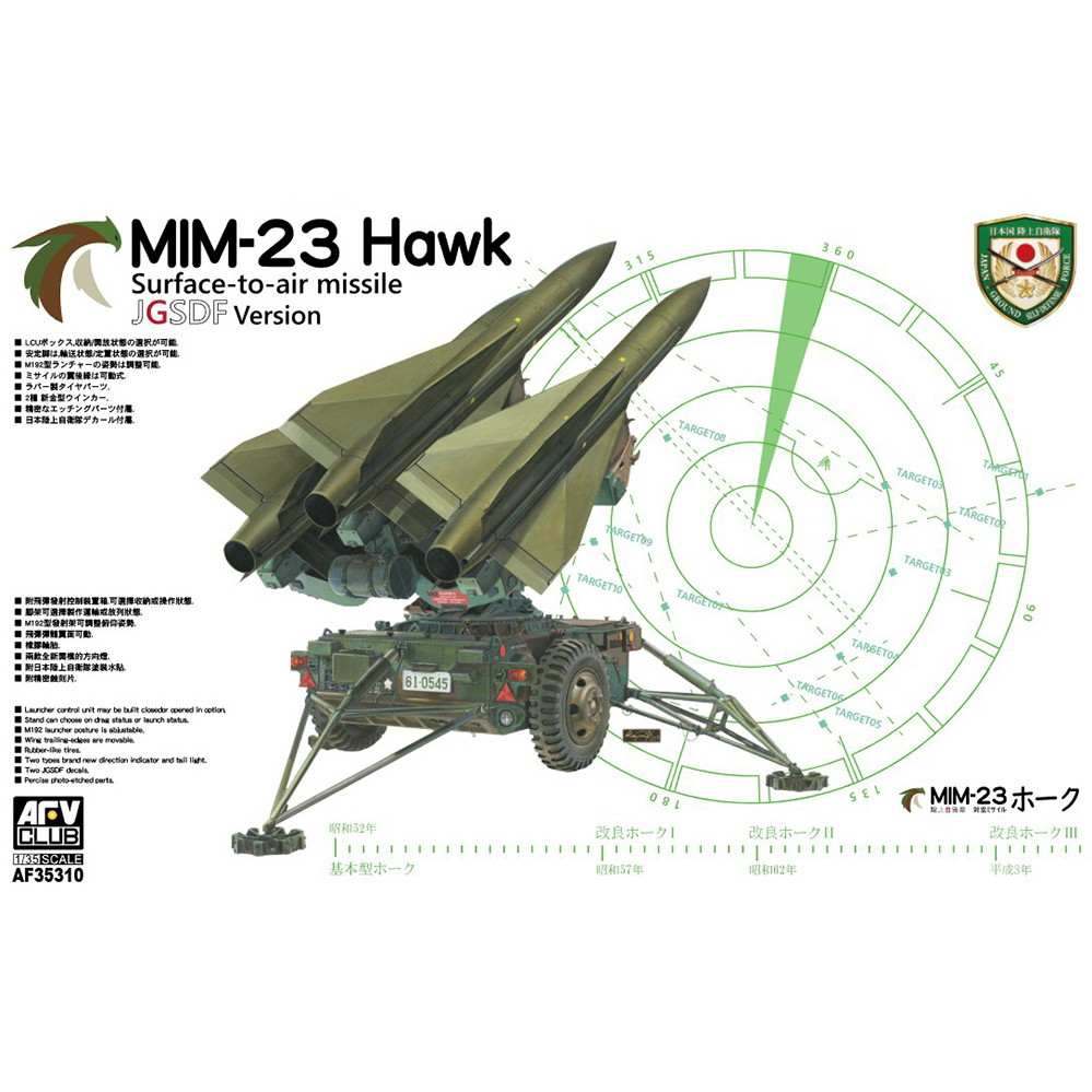 AF35310 陸上自衛隊 MIM-23 ホークミサイル | AFVクラブ AFV CLUB