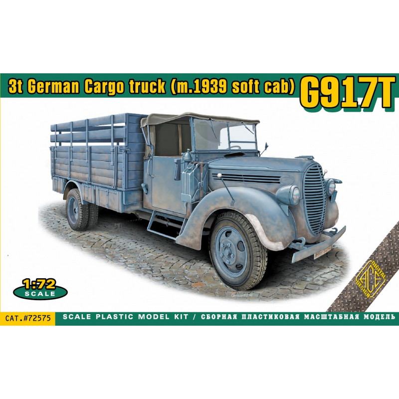 72575 独 フォード G917T 軍用トラック 1939年ソフトキャブ型|第二次大戦のAFVモデル|AFV