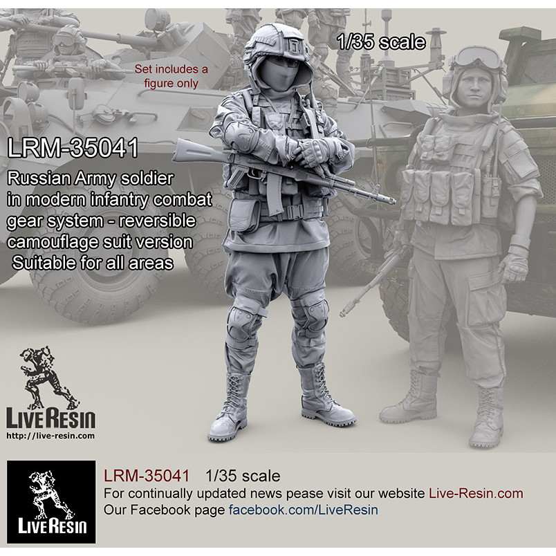 LRM-35041 現用 ロシア陸軍歩兵 コンバットギアシステムセット3 リバーシブルカモフラージュバージョン|大戦後のフィギュア|フィギュア