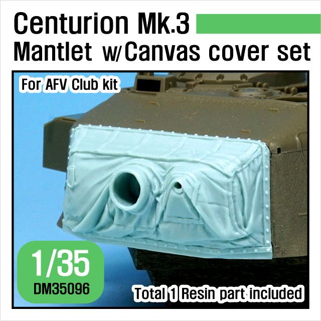 DM35096 センチュリオン Mk.3 防盾 w/キャンバスカバーセット|AFV用パーツ|AFV
