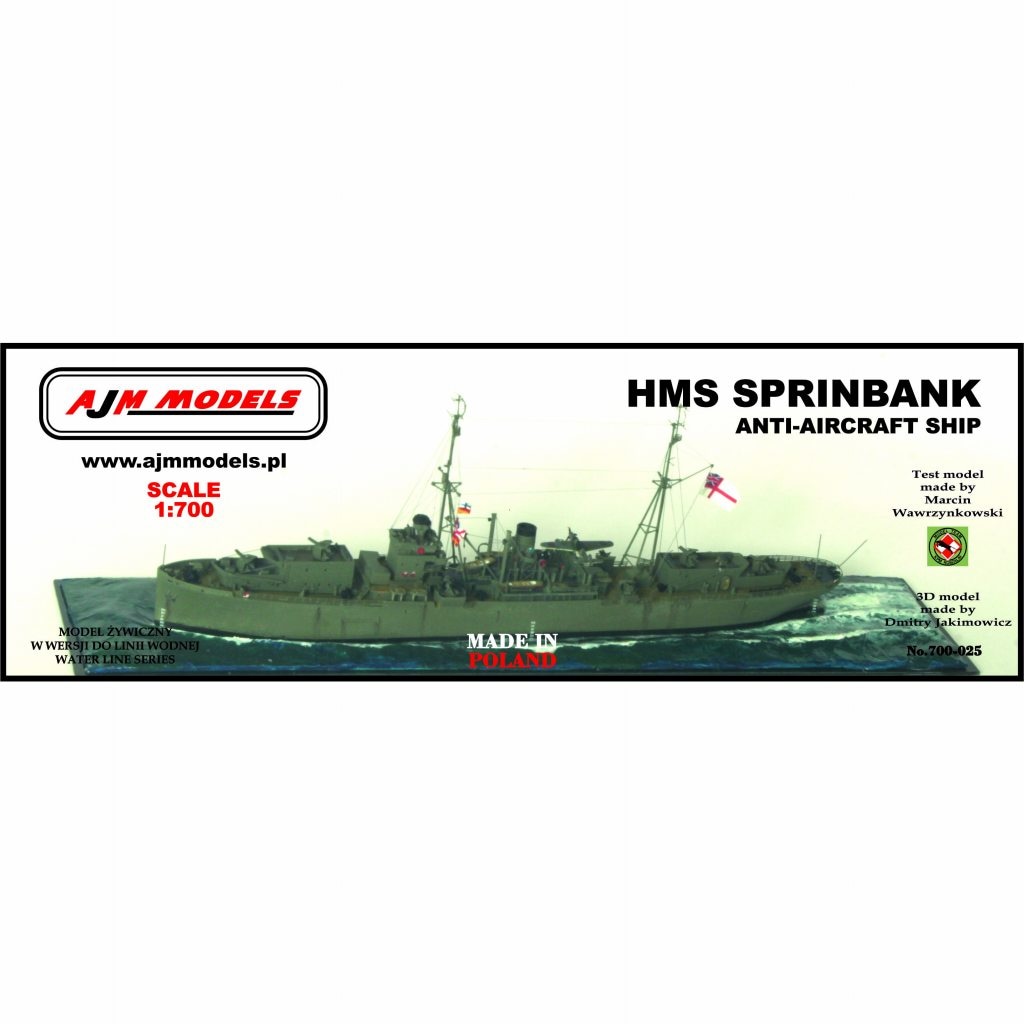 700-025 英海軍 特設防空艦 スプリングバンク Springbank | AJMモデル