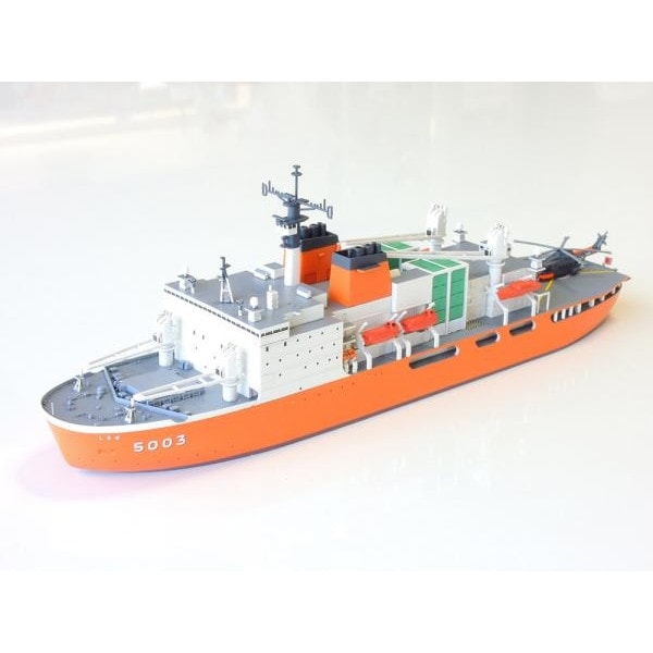 MYG1901 砕氷艦 しらせ AGB-5003&メタル製ペンギンセット | シールズ