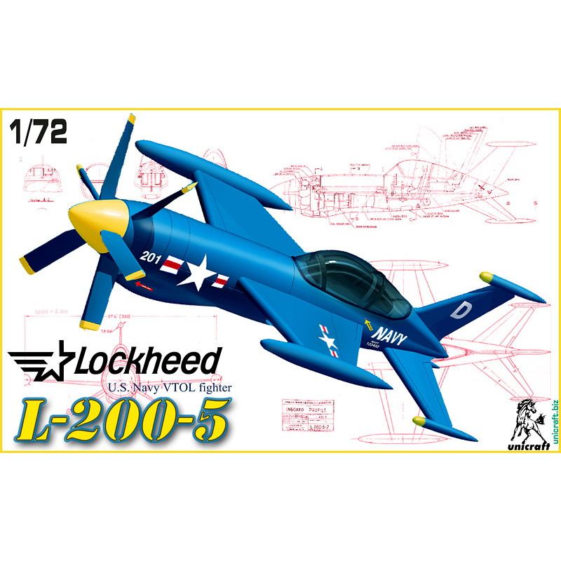 UN72128 ロッキード L-200-5 VTOL | ユニクラフト | 飛行機,大戦後の