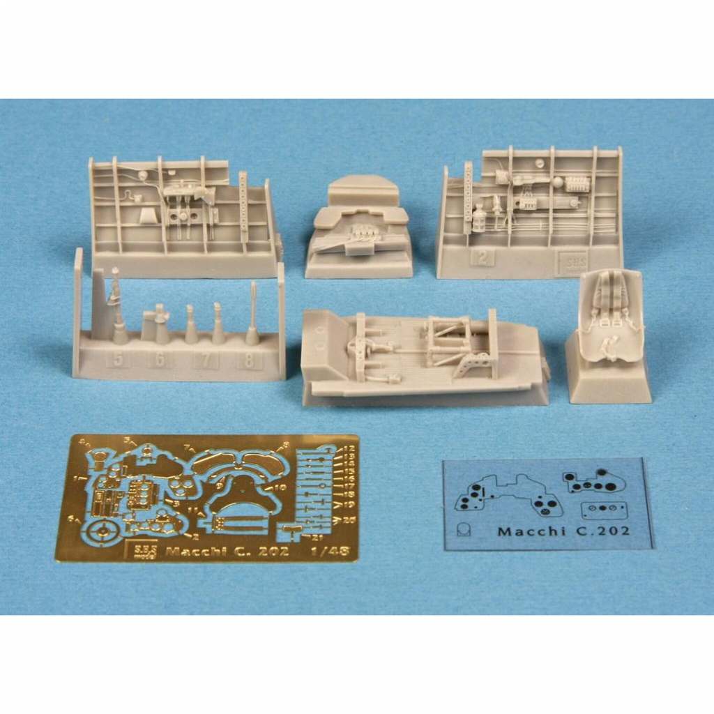 【再入荷】48017 マッキ MC.202 コクピットセット|飛行機用パーツ|飛行機
