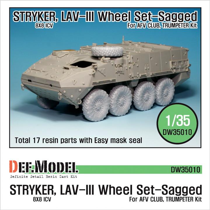 DW35010A ストライカー/LAV-III 自重変形タイヤ|AFV用パーツ|AFV