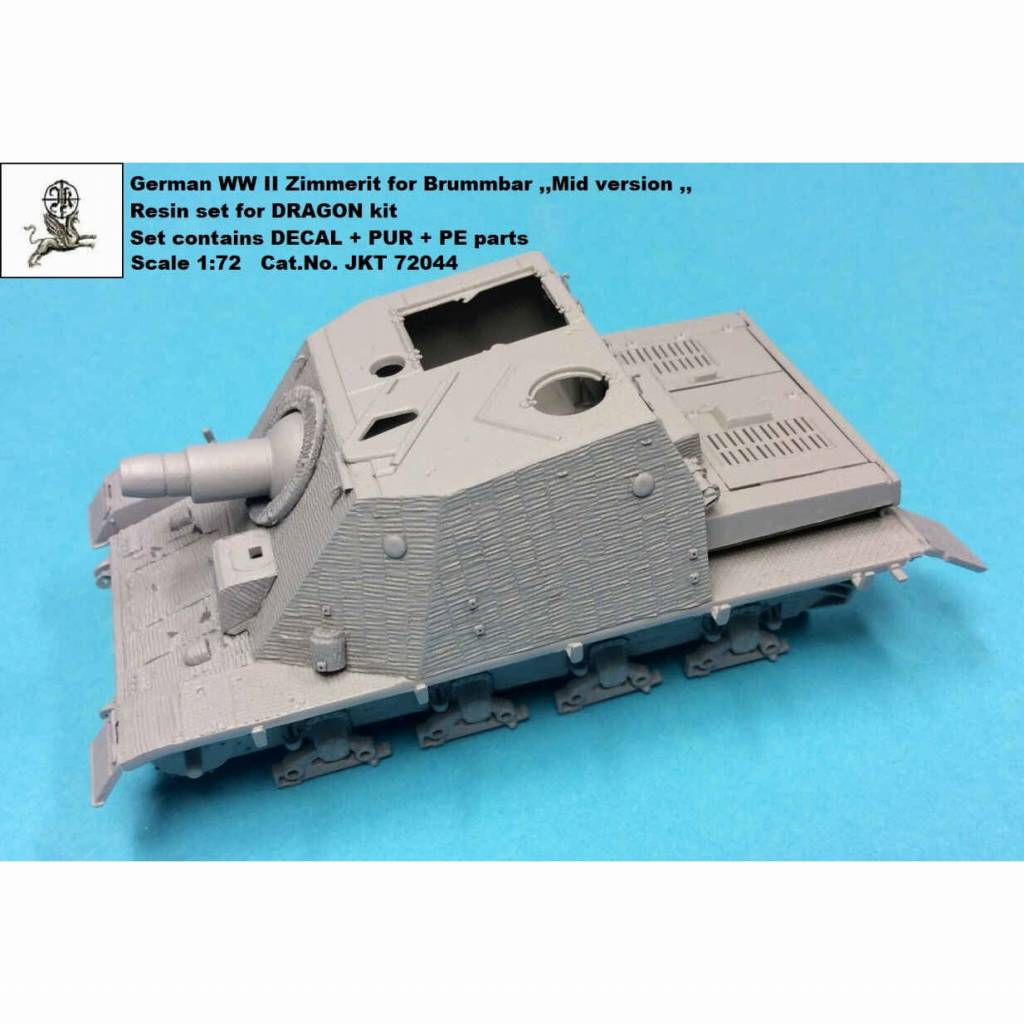 JKT72044 IV号突撃戦車 ブルムベア 中期型用ツィメリットコーティング|AFV用パーツ|AFV