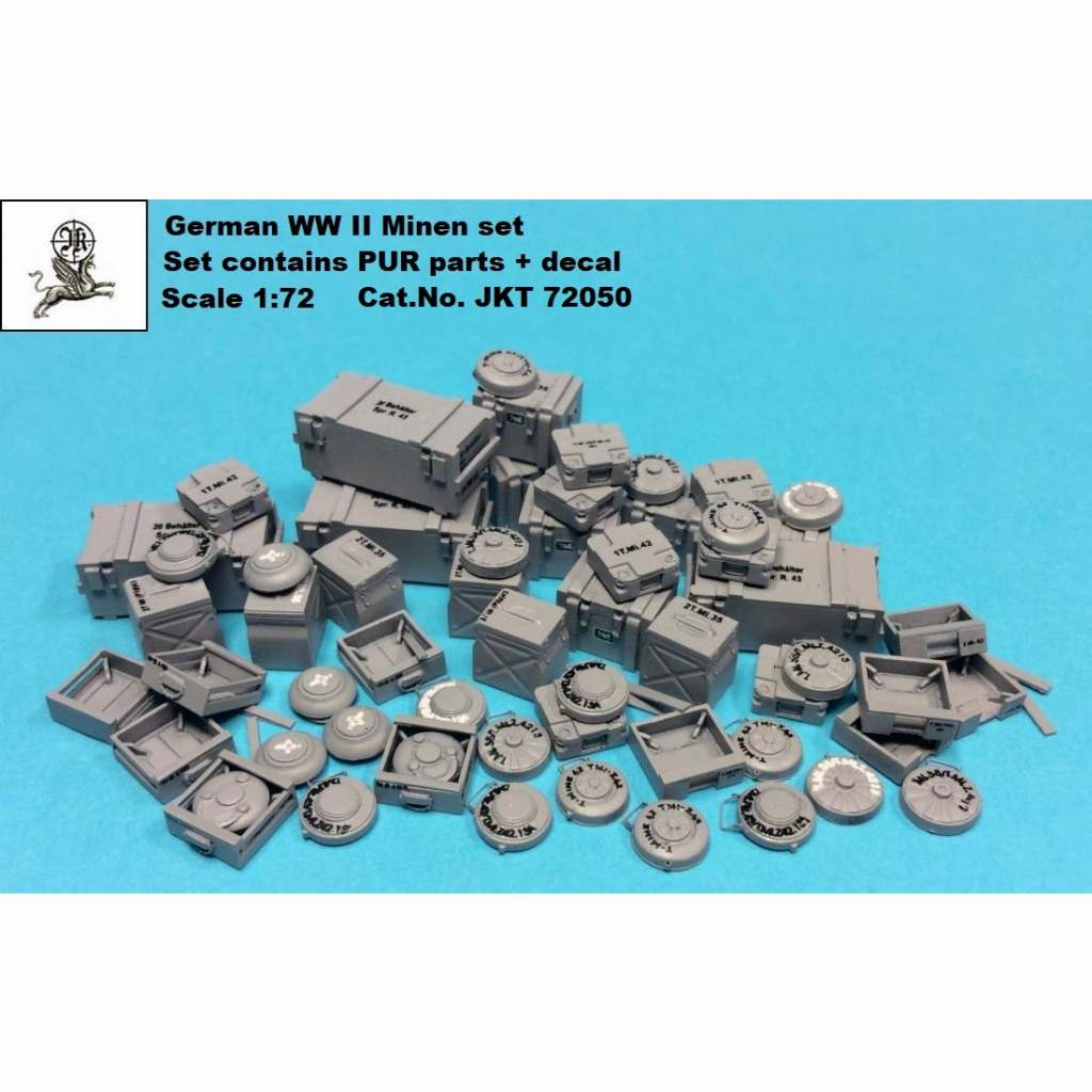 JKT72050 WWII ドイツ 地雷セット | JKレジン JK Resin | AFV,AFV用