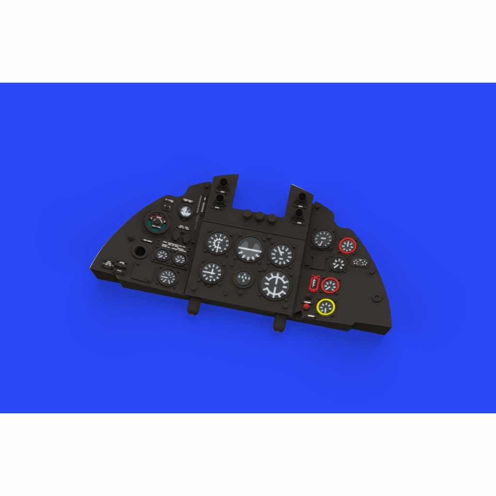 ルックプラス644038 ホーカー テンペスト Mk.V 「ルックプラス」 計器盤w/ 初期型 ホイールセット (エデュアルド用)|飛行機用パーツ|飛行機