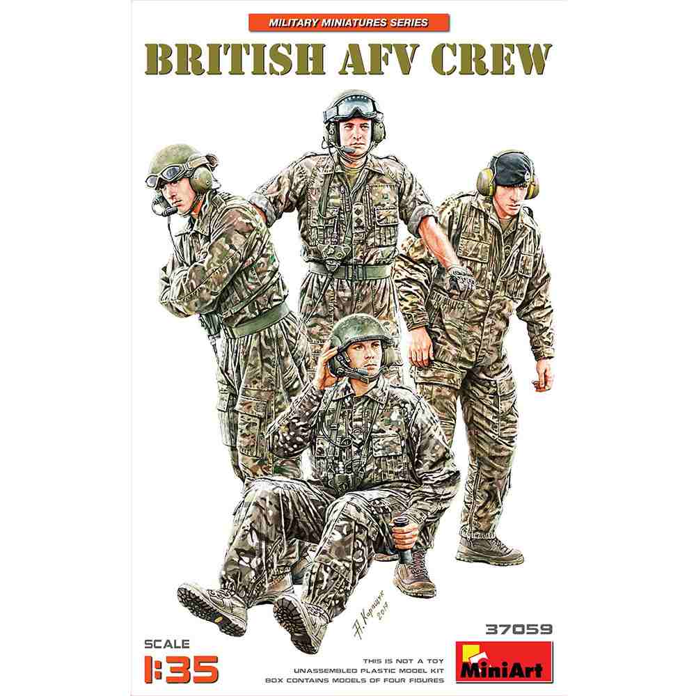 37059 イギリス軍戦車兵セット4体入 | ミニアート MiniArt