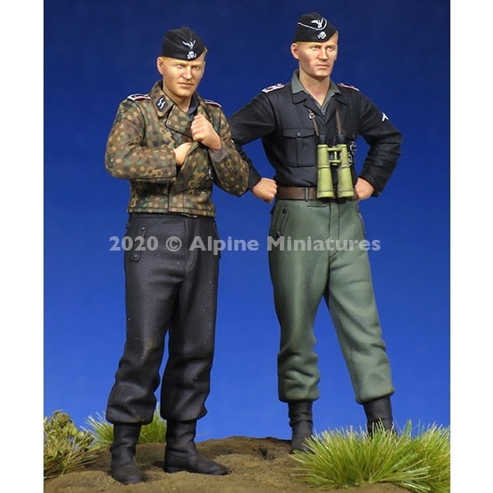 35274 WWII 独 ドイツSS武装親衛隊 戦車搭乗員セット(2体入り)|第二次大戦のフィギュア|フィギュア