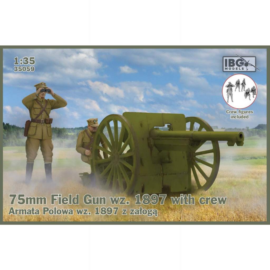 35059 ポーランド 75mm シュナイダー M1897野砲 ポーランド型|第二次大戦のAFVモデル|AFV