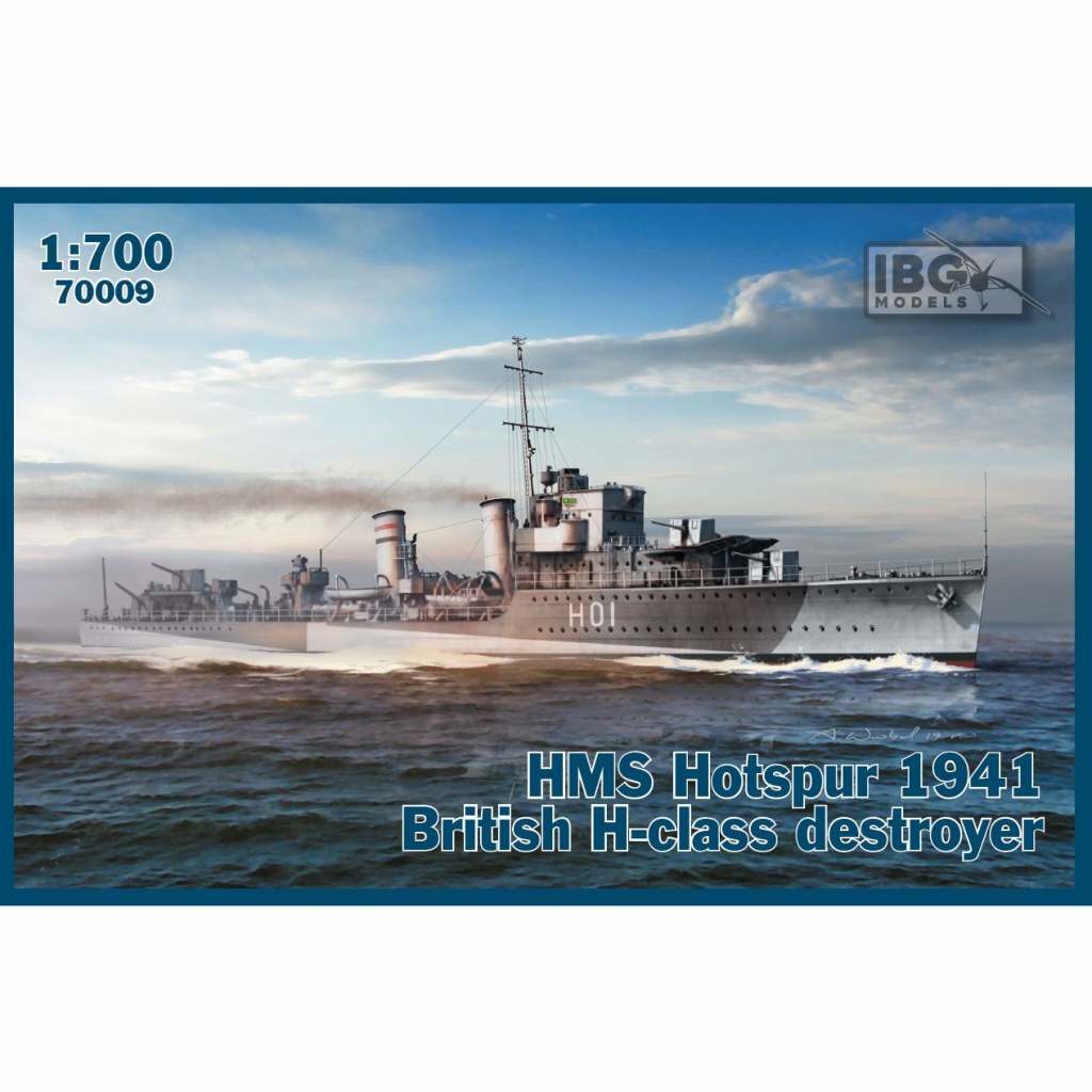 PB70009 英海軍 H級駆逐艦 ホットスパー H-01 1941年|第二次大戦の艦船モデル|艦船