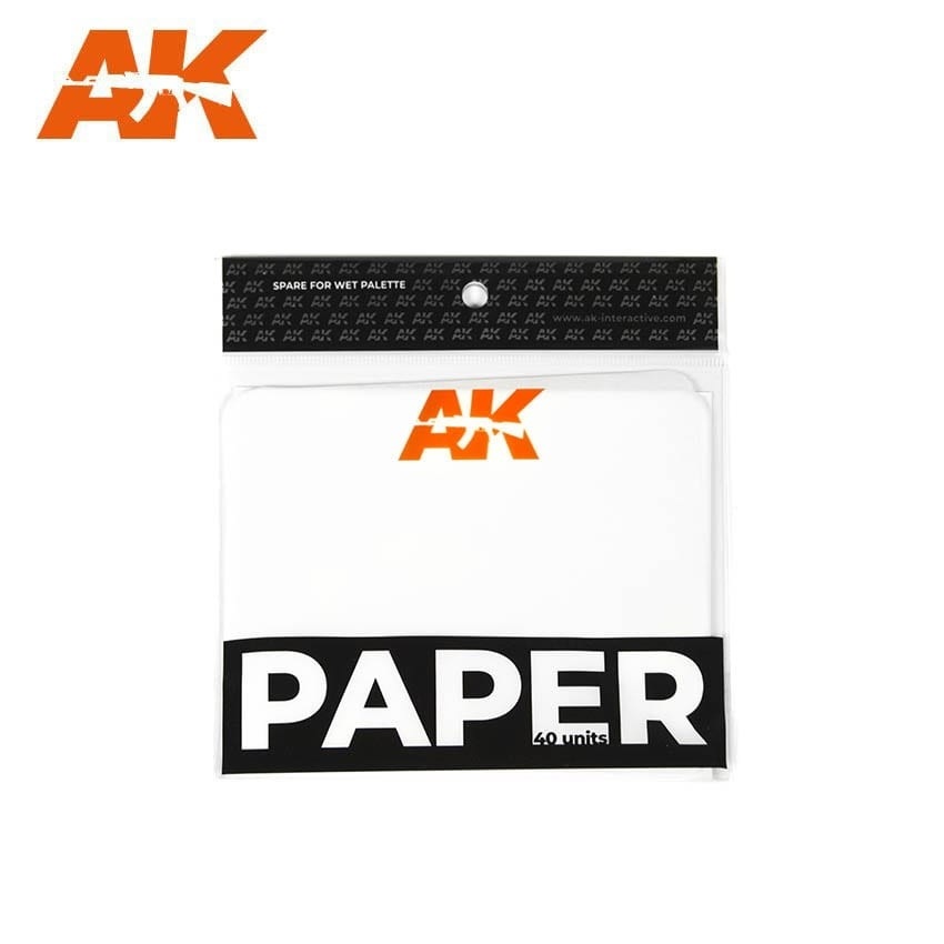 AK8074 ウェットパレット用ペーパー 40枚入|接着／造形／塗装用品|ツール＆マテリアル