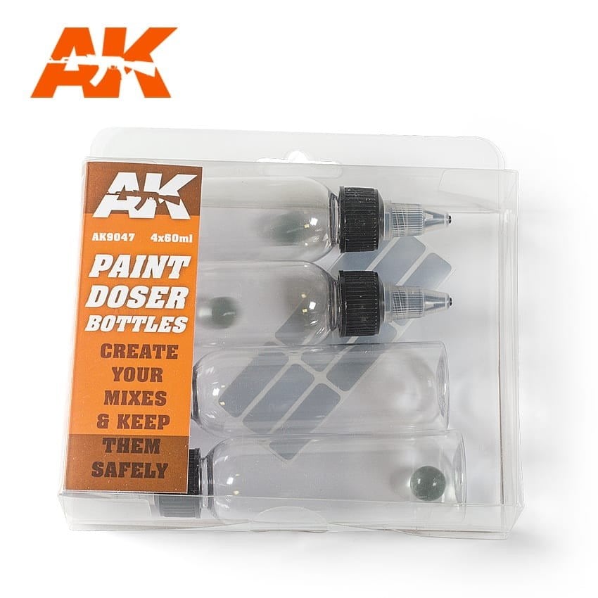 AK9047 汎用ボトル 60mlx4本パック ツール|接着／造形／塗装用品|ツール＆マテリアル