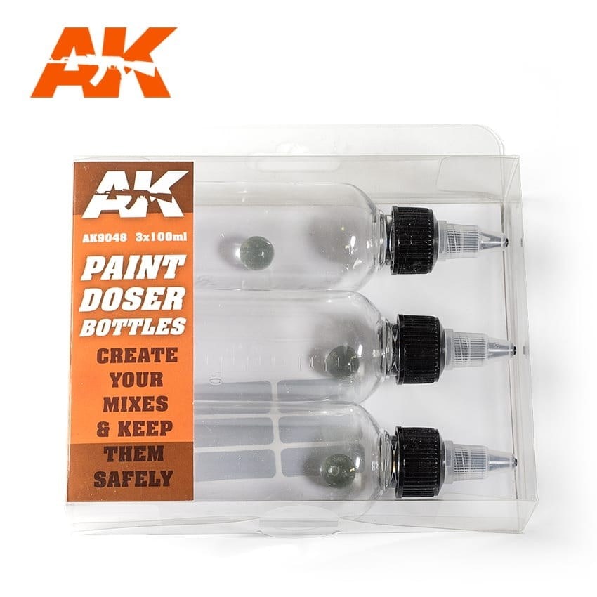 AK9048 汎用ボトル 100mlx3本パック ツール|接着／造形／塗装用品|ツール＆マテリアル
