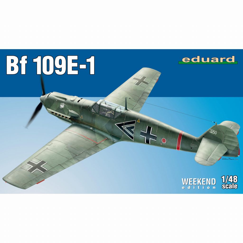84158 メッサーシュミット Bf109E-1 ウィークエンドエディション|第二次大戦の飛行機モデル|飛行機