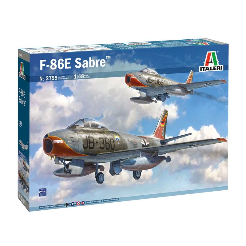 2799 ノースアメリカン F-86E セイバー | イタレリ ITALERI | 飛行機