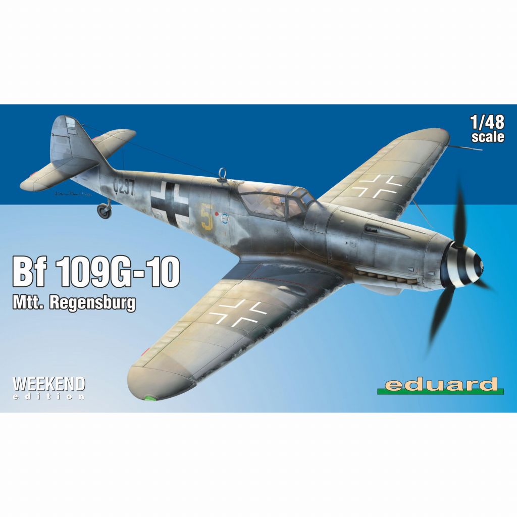 84168 メッサーシュミット Bf109G-10 MTT レーゲンスブルク工場生産 ウィークエンドエディション|第二次大戦の飛行機モデル|飛行機