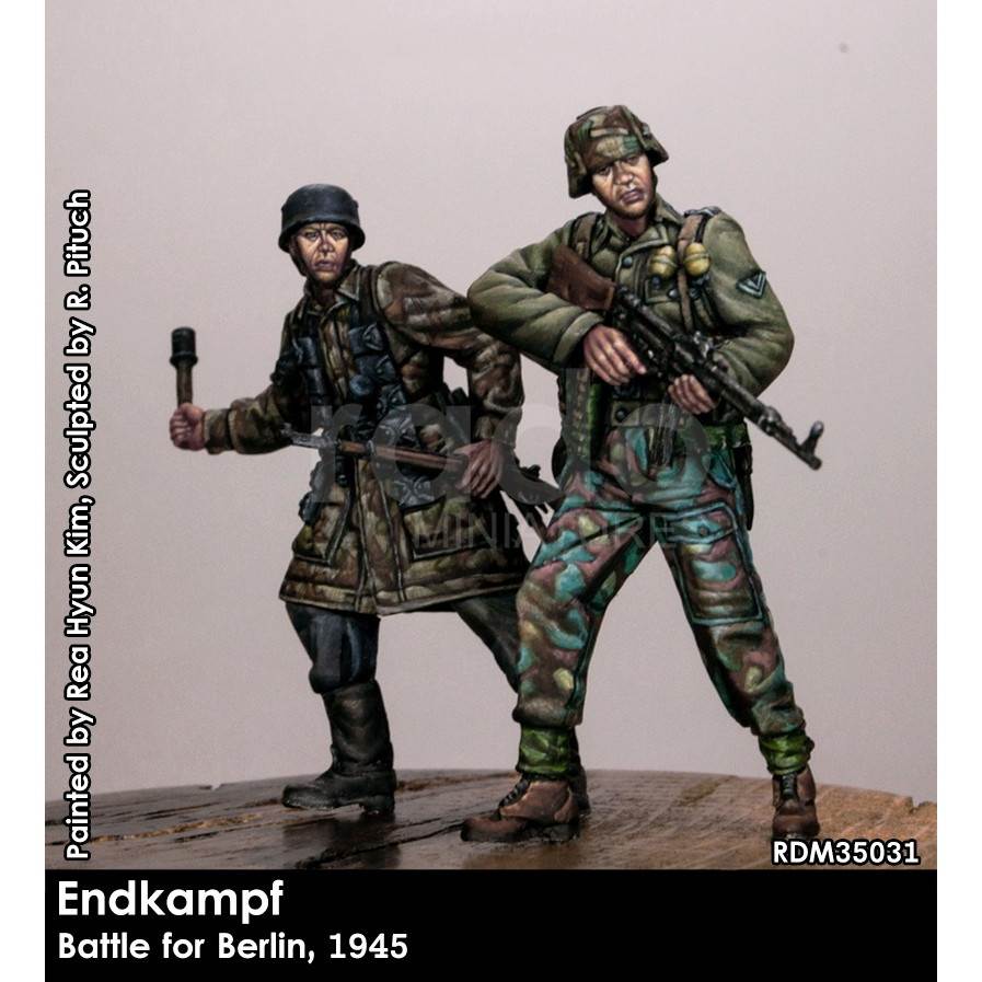 RDM35031 WWII 最後の戦い ドイツベルリン1945(2体入り)|第二次大戦のフィギュア|フィギュア