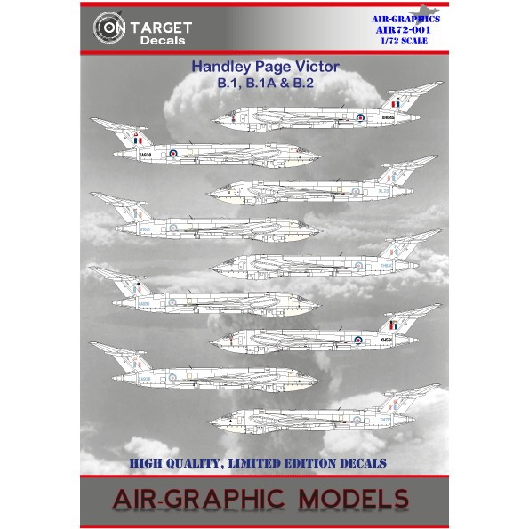 AIR72-001 ハンドレページ ヴィクター B1/B1A/B2|飛行機用デカール|飛行機