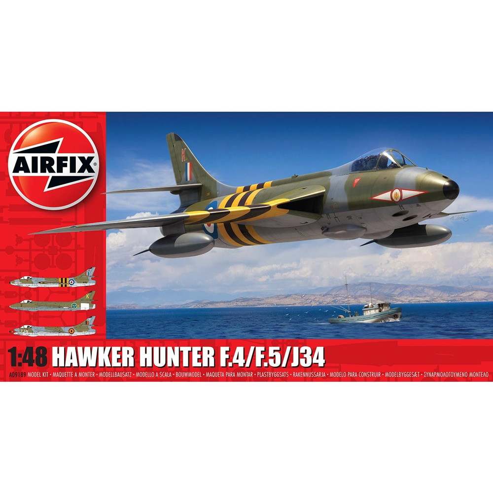 A09189 ホーカー ハンター F.4/F.5/J34|大戦後の飛行機モデル|飛行機