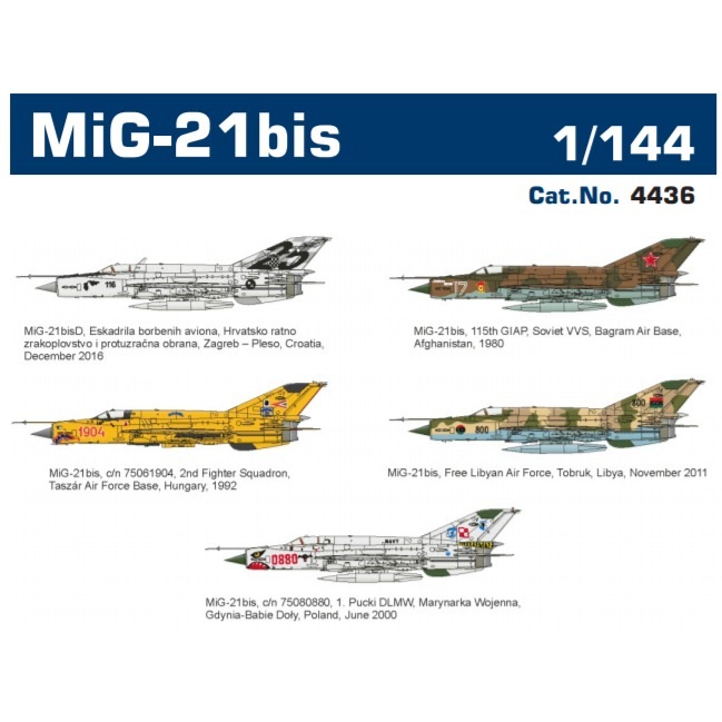 4436 MiG-21bis スーパー44|大戦後の飛行機モデル|飛行機
