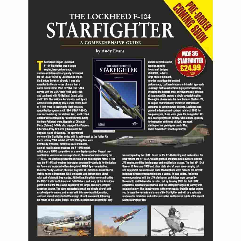 モデラーズデータファイル 36 ロッキード F-104 スターファイター|洋書|書籍＆DVD