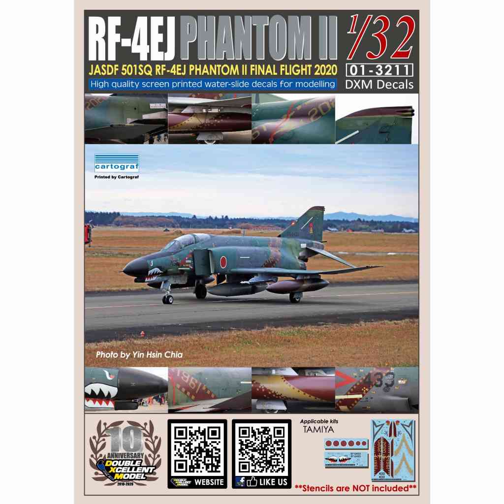 01-3211 1/32 航空自衛隊 RF-4E ファントムII 501SQ ファイナルイヤー