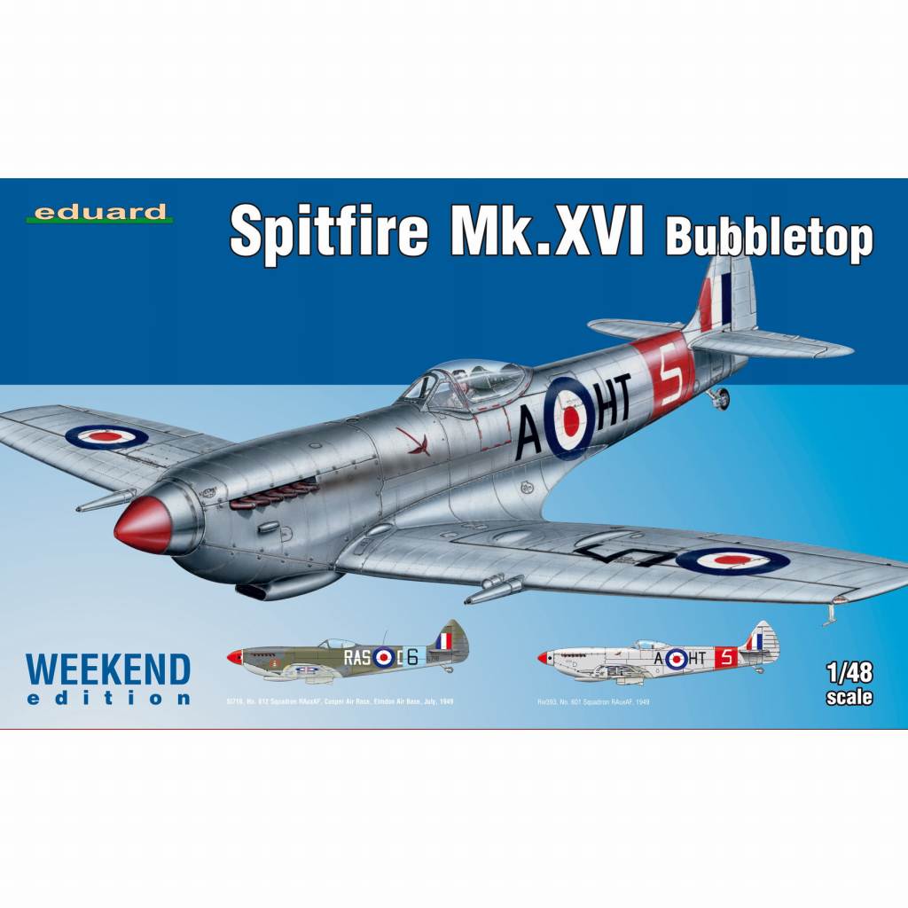 84141 スーパーマリン スピットファイア Mk.XVI バブルトップ ウィークエンドエディション|第二次大戦の飛行機モデル|飛行機