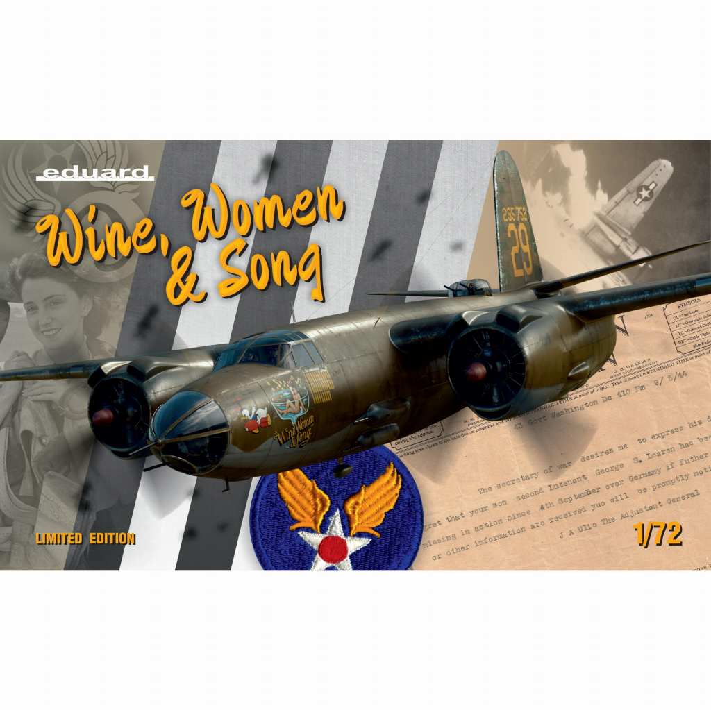 2129 マーティン B-26B/C マローダー 「酒と女と歌」 リミテッドエディション|第二次大戦の飛行機モデル|飛行機