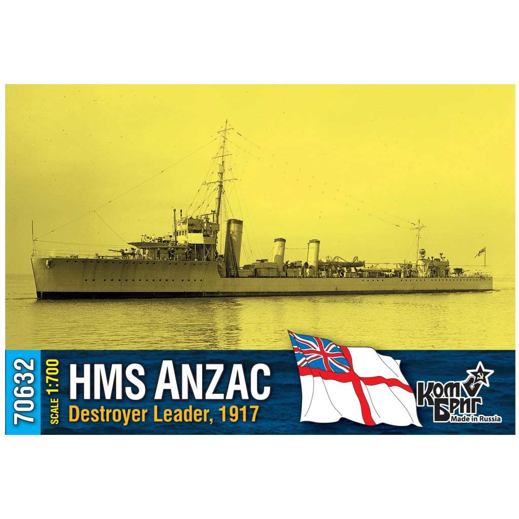 70632 英国海軍 アンザック級嚮導駆逐艦 アンザック Anzac 1917 | コン