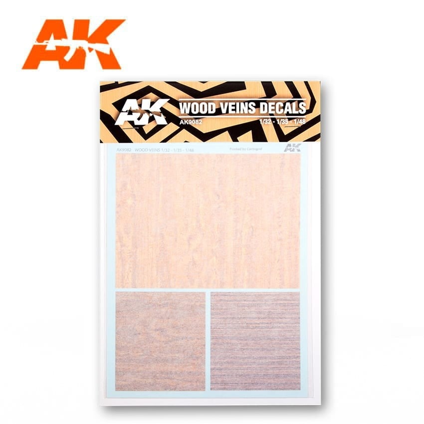 AK9082 木目デカールセット | AKインタラクティブ AK interactive