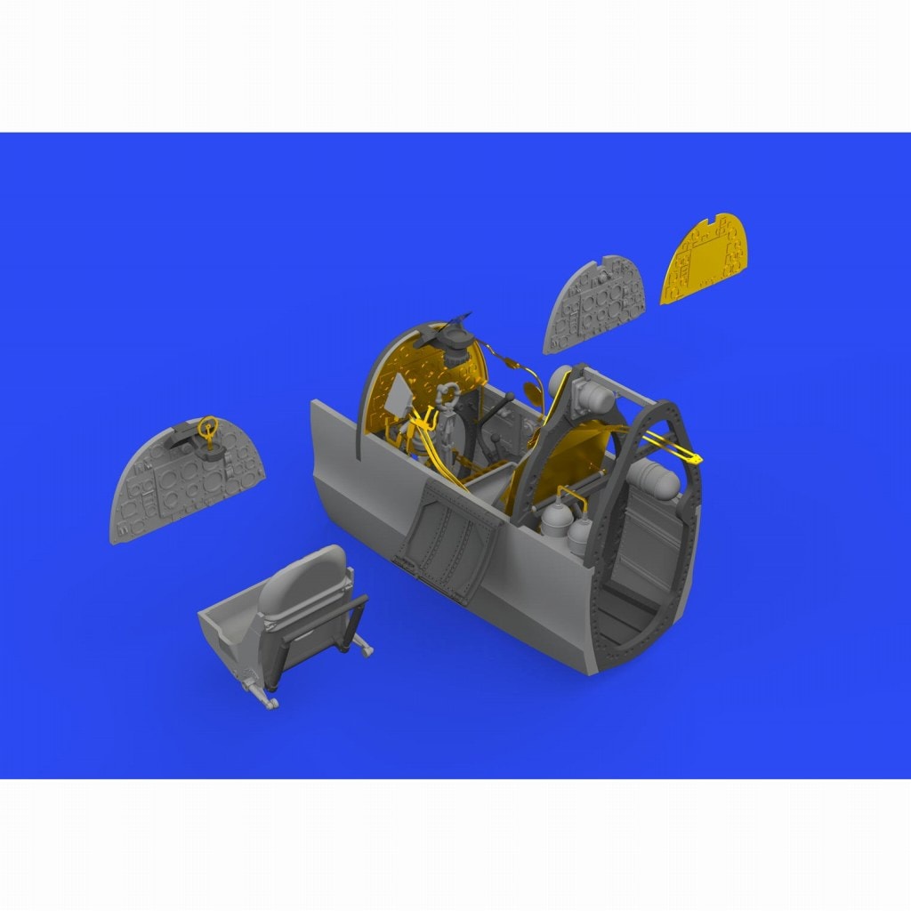 ブラッシン648578 スーパーマリン スピットファイア Mk.I コクピットセット(エデュアルド用)|飛行機用パーツ|飛行機