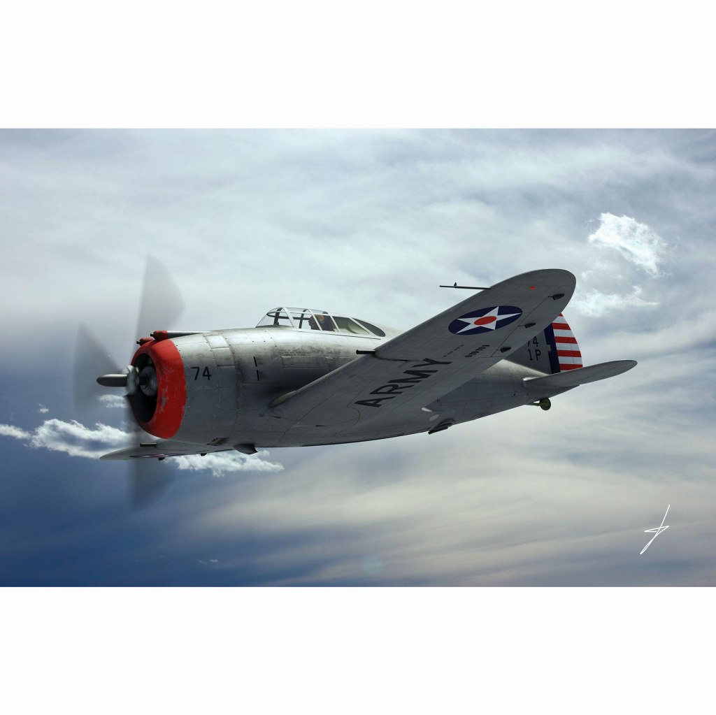 DW48029 リパブリック P-43 ランサー|第二次大戦の飛行機モデル|飛行機
