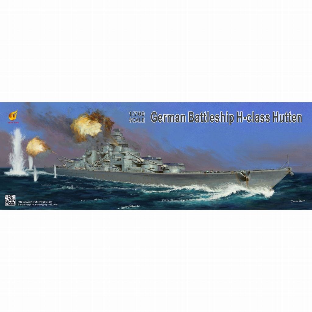 VF700906 ドイツ海軍 H級戦艦 H-39 フッテン|第二次大戦の艦船モデル|艦船