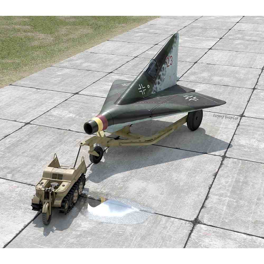 14507 リピッシュ P.13a w/ケッテンクラート|第二次大戦の飛行機モデル|飛行機