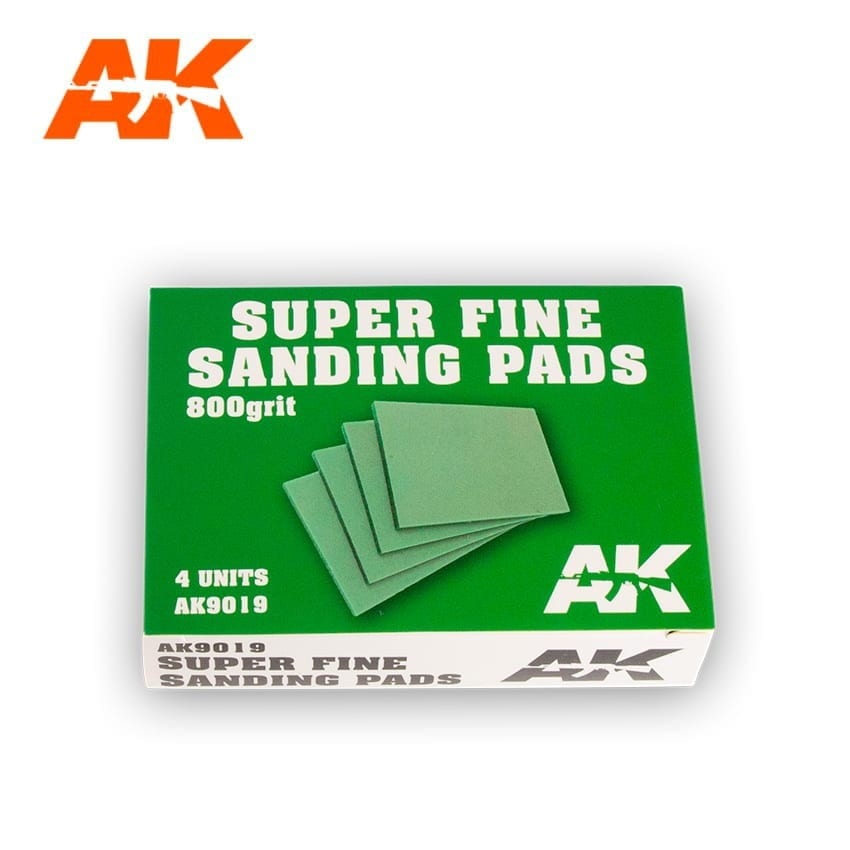 AK9019 サンディングパッド・極細目800番・4枚入り|工具|ツール＆マテリアル