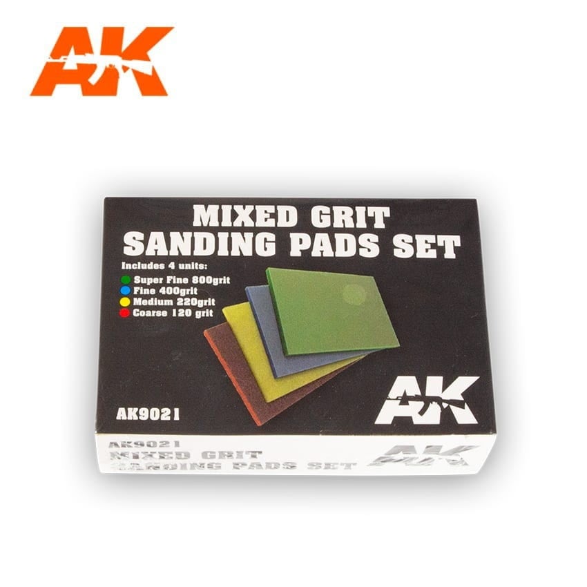 AK9021)サンディングパッド・4種セット各一枚入り(合計4枚)|工具|ツール＆マテリアル