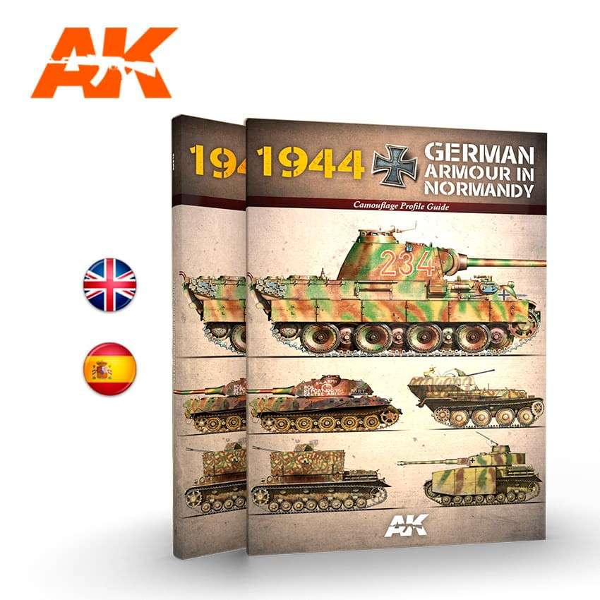 AK916 1944ドイツ戦車迷彩塗装ガイド・ノルマンディ戦線|洋書|書籍＆DVD