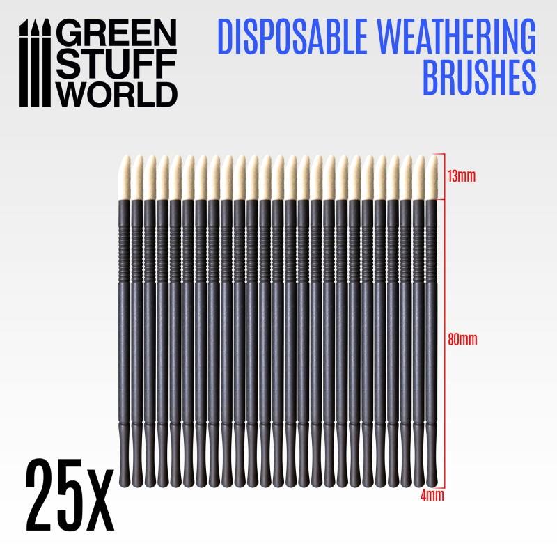 GSWD-2420 使い捨て式耐候性スポンジブラシ(25個入り)|接着／造形／塗装用品|ツール＆マテリアル